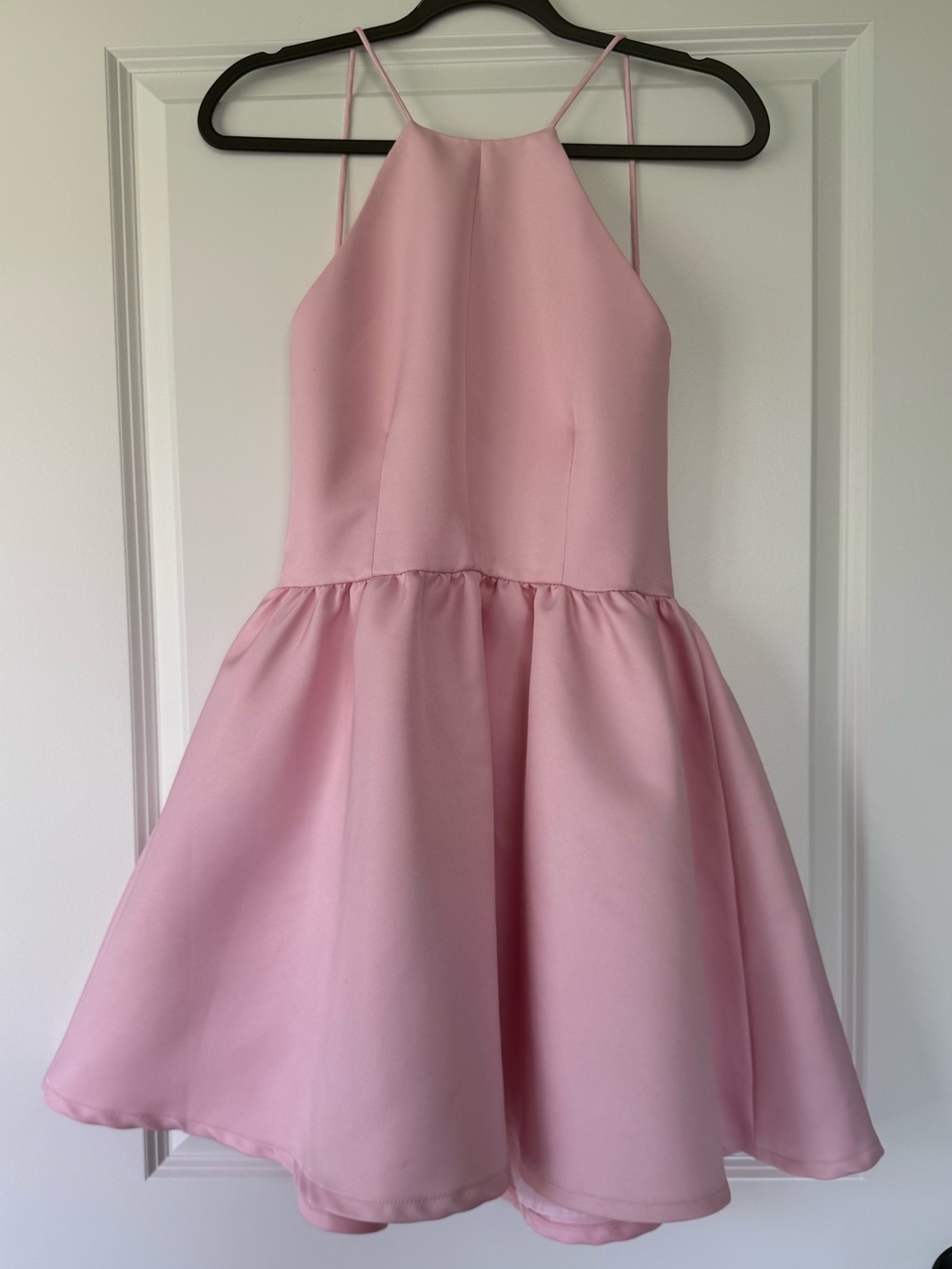 L'ATISTE Light Pink Halter-Style Formal Dress for Kids